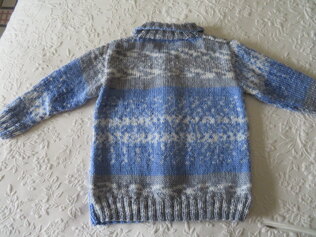 Flat collared Cardigan