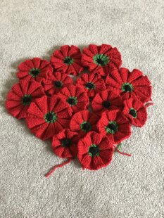 Poppies for church display