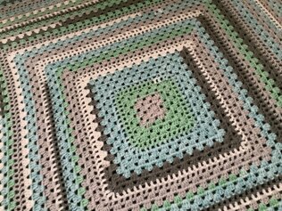Granny Mesh Baby Blanket