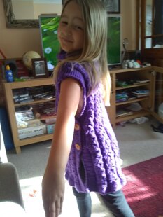 Girls Cabled Tunic