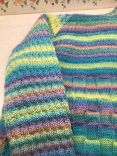 My Unforgettable Rainbow Cardigan