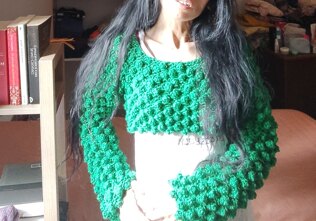 Mexico  cropped sweater