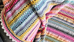 Candy Rainbow Blanket
