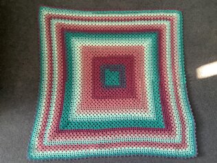 Granny Mesh Baby Blanket