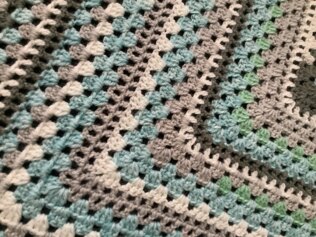 Granny Mesh Baby Blanket
