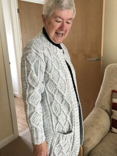 Aran cardigan
