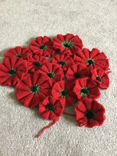 Poppies for church display