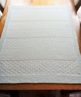 Baby Blanket in Soft Mint Green