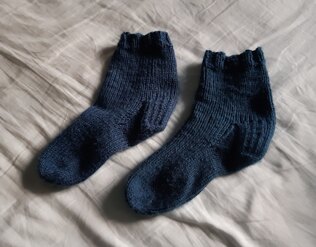 Socks on circular needles