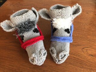 Horse slippers