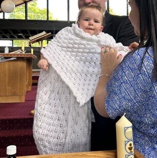 Christening Gown and Shawl for My Beautiful Girl
