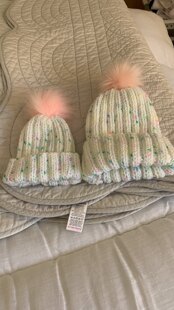 Ellie and Immy hats