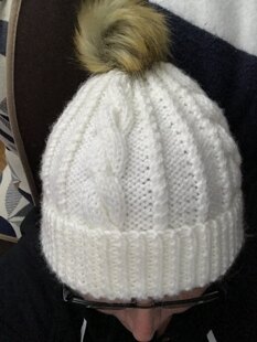 Cabled hat