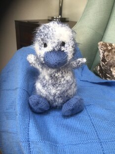 Blue duckling