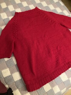 Short sleeve sweater