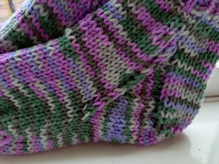 Lilac Blossom socks
