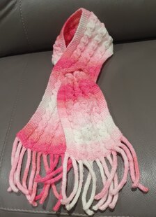 Pink scarf