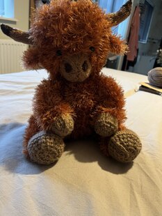 Highland cow teddy