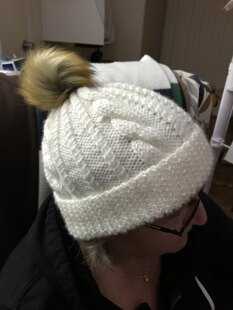 Cabled hat