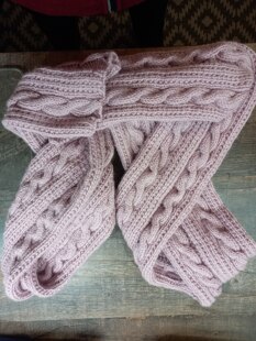 Cable Scarf