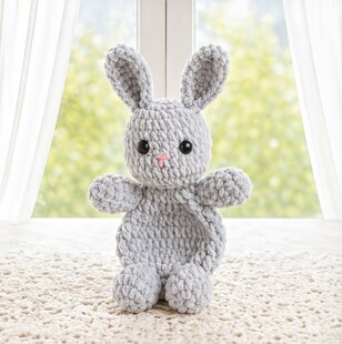 Bunny Crochet Pattern PDF, Amigurumi Rabbit Plush Tutorial, Digital Download