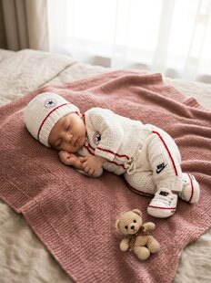 My First Baby Blanket &amp; Booties Set