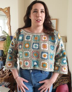 Twinkling Granny Sweater