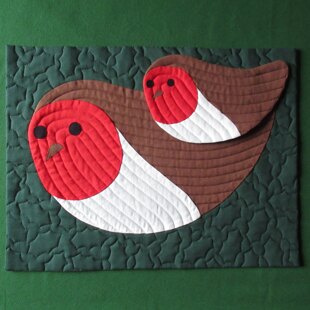 Robin Quilted Placemats, Coasters and Runner