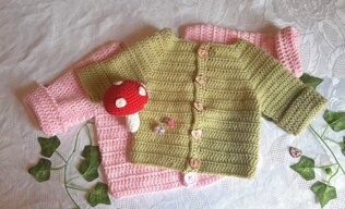 Olivia Simple Baby Cardigan