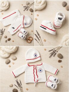 My First Baby Blanket &amp; Booties Set