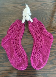 Christmas socks for Lynne