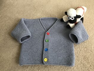Last winter cardie for Louis