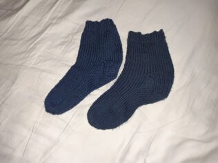 Socks on circular needles