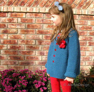 Blue Girl's Cardigan