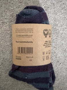 Was to have been Christmas Socks for George