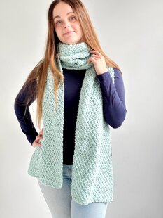 'Glacier Blue' Scarf