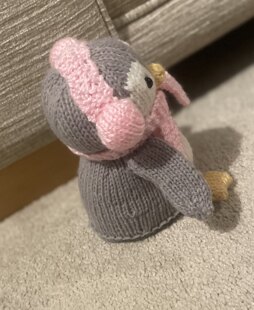Christmas penguin either stuffed or chocolate orange cover