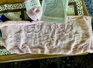 Baby afghan for a new baby girl
