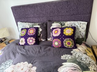 Double faced cushion covers
