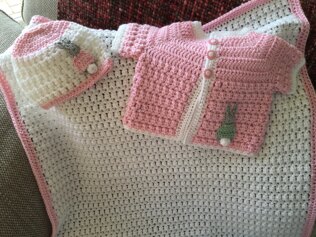 Baby Bobtail Cardigan design by Kerry Jayne Designs