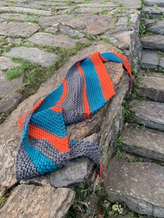 Mums diagonal scarf