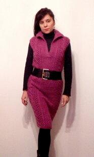 Winter Mohair Polo Dress