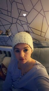 Messy bun beanie
