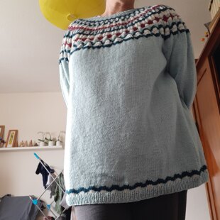 KerryAnn's wedding gift sweater