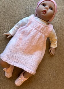 A Dress and Hat for Dolly ‘Annabel’