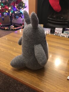 Grey Totoro Amigurumi