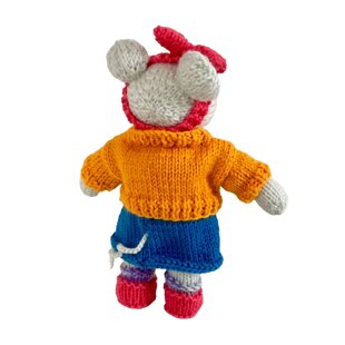 Hazel the Dormouse Toy in Winter Outfit