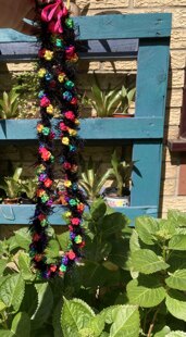Neon /80’s glow party Hawaiian lei necklace