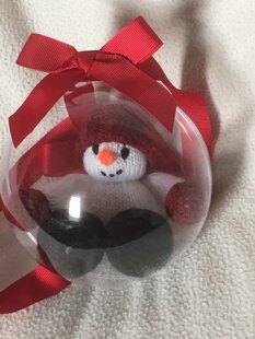 Snowman tree decoration