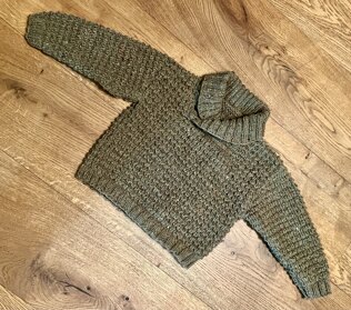 Shawl neck jumper